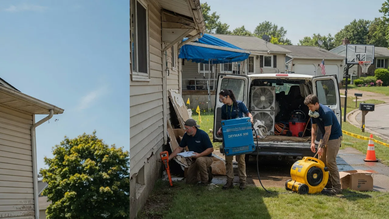 Ceiling Leak Cleanup in Oley, PA near me